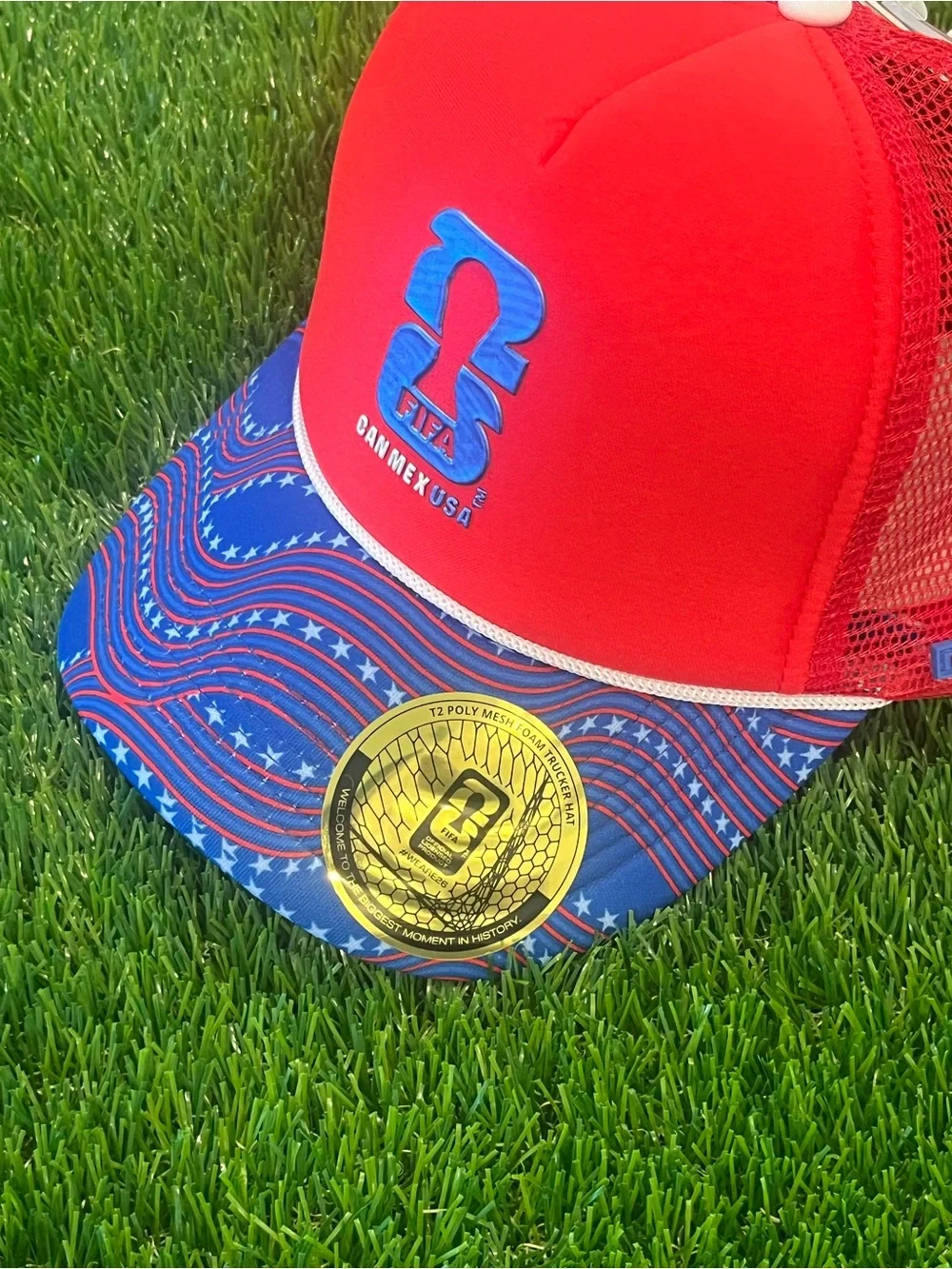 FIFA World Cup 2026 Foam Trucker Hat Snapback NWT Licensed - USA